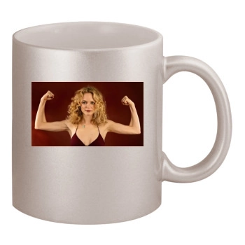 Heather Graham 11oz Metallic Silver Mug