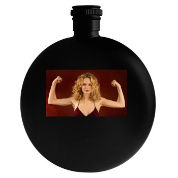 Heather Graham Round Flask