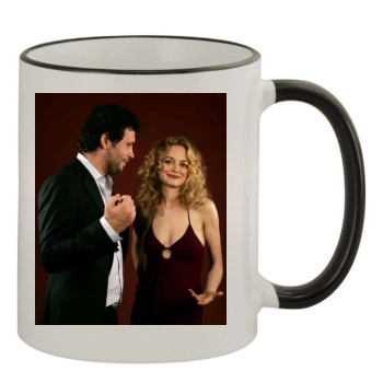 Heather Graham 11oz Colored Rim & Handle Mug