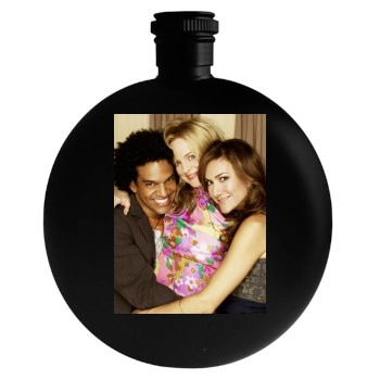 Heather Graham Round Flask