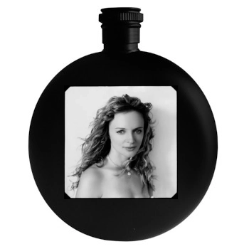 Heather Graham Round Flask