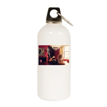 Heather Graham White Water Bottle With Carabiner