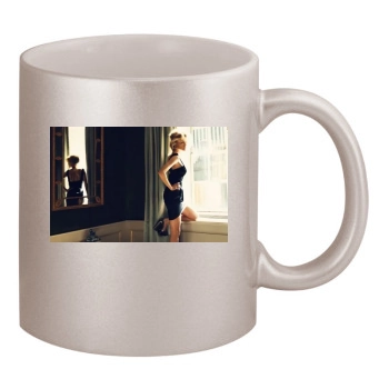 Heather Graham 11oz Metallic Silver Mug