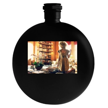 Heather Graham Round Flask