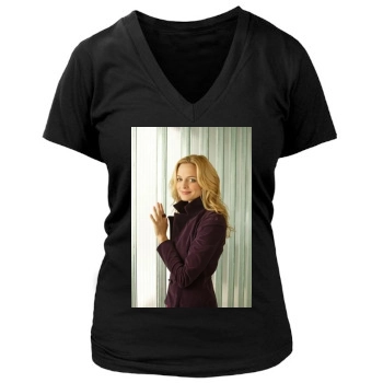 Heather Graham Women's Deep V-Neck TShirt