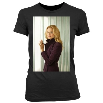 Heather Graham Women's Junior Cut Crewneck T-Shirt