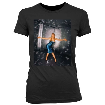 Heather Graham Women's Junior Cut Crewneck T-Shirt