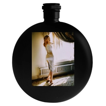 Heather Graham Round Flask