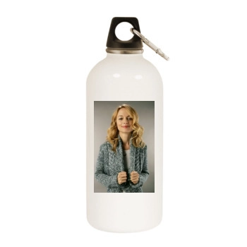 Heather Graham White Water Bottle With Carabiner