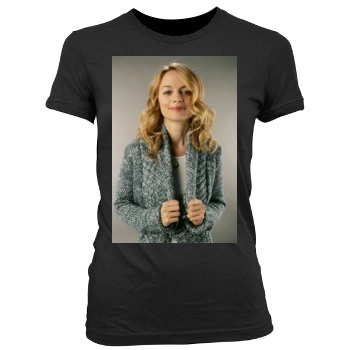 Heather Graham Women's Junior Cut Crewneck T-Shirt