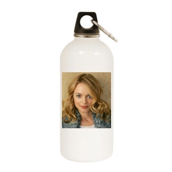 Heather Graham White Water Bottle With Carabiner