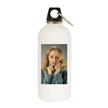 Heather Graham White Water Bottle With Carabiner