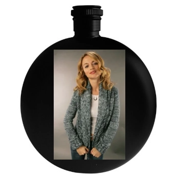 Heather Graham Round Flask