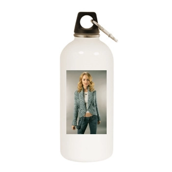 Heather Graham White Water Bottle With Carabiner