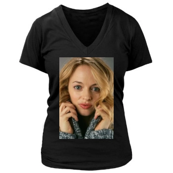 Heather Graham Women's Deep V-Neck TShirt