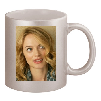 Heather Graham 11oz Metallic Silver Mug