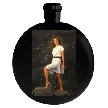 Heather Graham Round Flask