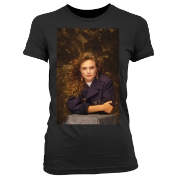 Heather Graham Women's Junior Cut Crewneck T-Shirt