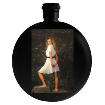 Heather Graham Round Flask