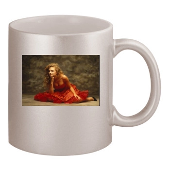 Heather Graham 11oz Metallic Silver Mug