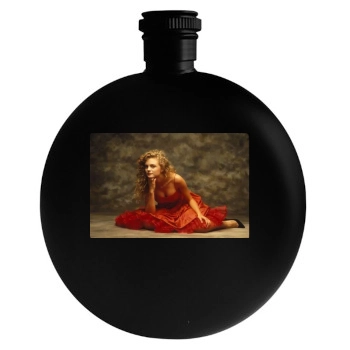 Heather Graham Round Flask