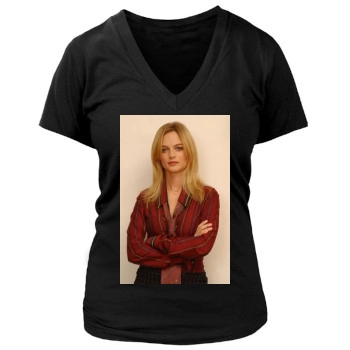 Heather Graham Women's Deep V-Neck TShirt