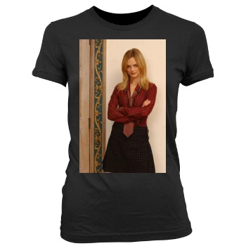 Heather Graham Women's Junior Cut Crewneck T-Shirt