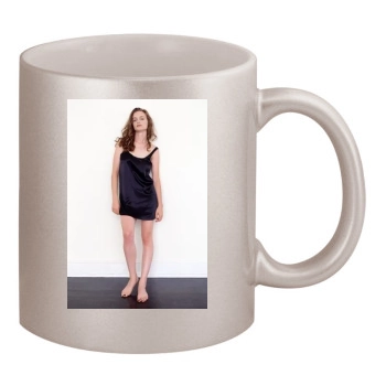 Heather Graham 11oz Metallic Silver Mug