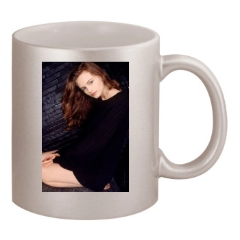 Heather Graham 11oz Metallic Silver Mug