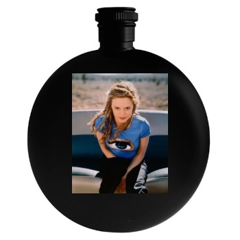 Heather Graham Round Flask