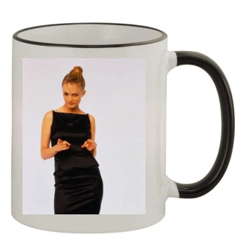 Heather Graham 11oz Colored Rim & Handle Mug