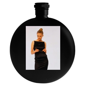 Heather Graham Round Flask