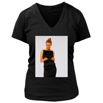 Heather Graham Women's Deep V-Neck TShirt