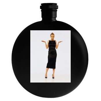 Heather Graham Round Flask