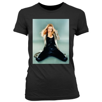 Heather Graham Women's Junior Cut Crewneck T-Shirt