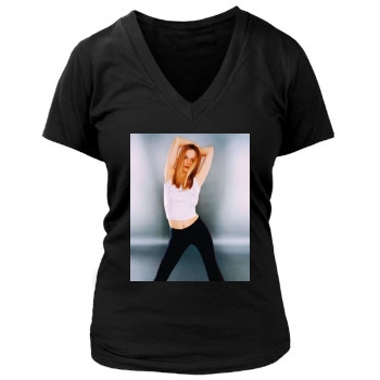 Heather Graham Women's Deep V-Neck TShirt