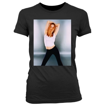 Heather Graham Women's Junior Cut Crewneck T-Shirt