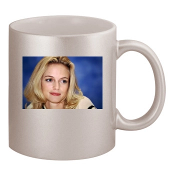 Heather Graham 11oz Metallic Silver Mug