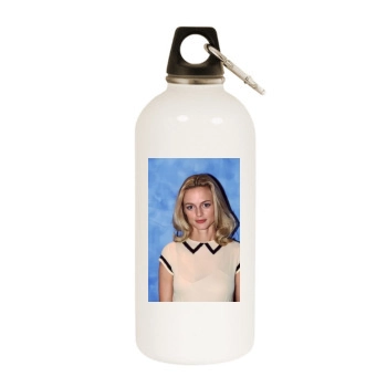 Heather Graham White Water Bottle With Carabiner