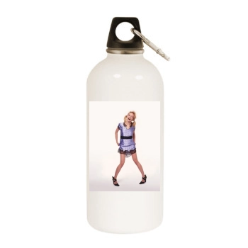 Heather Graham White Water Bottle With Carabiner