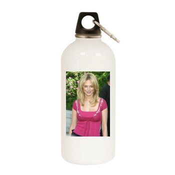 Heather Graham White Water Bottle With Carabiner