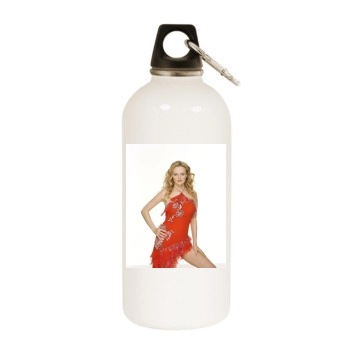 Heather Graham White Water Bottle With Carabiner