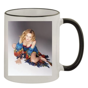 Heather Graham 11oz Colored Rim & Handle Mug