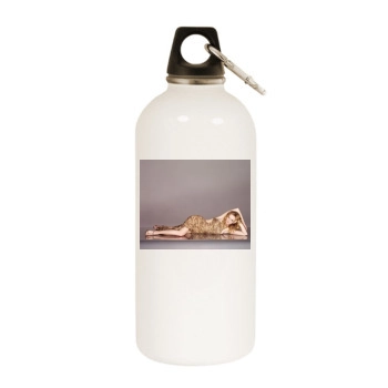 Heather Graham White Water Bottle With Carabiner