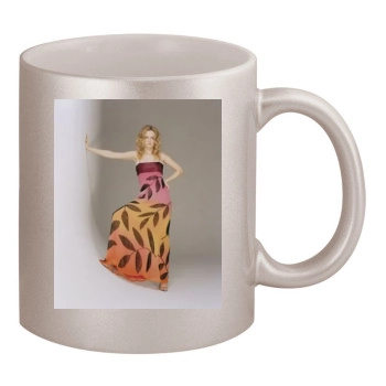 Heather Graham 11oz Metallic Silver Mug