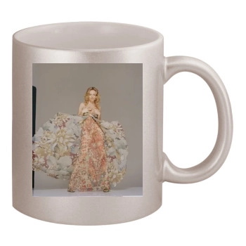 Heather Graham 11oz Metallic Silver Mug