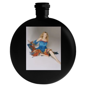 Heather Graham Round Flask