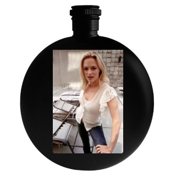 Heather Graham Round Flask