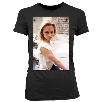 Heather Graham Women's Junior Cut Crewneck T-Shirt