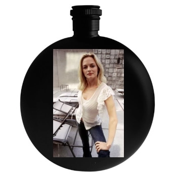 Heather Graham Round Flask